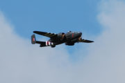 B-25 in the clouds